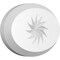 Ekena Millwork Standard Dalton Spiral Rosette With Beveled Edge, 4"W x 2 3/4"H x 1/2"P ROSP040X028X050DAL13 - alternate 1